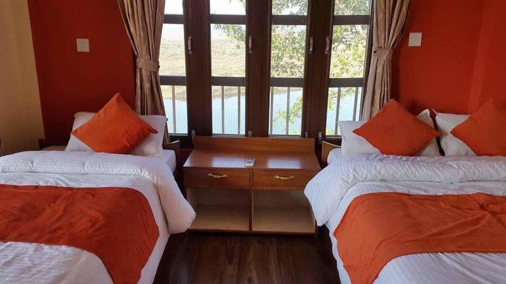 Hotel Wildlife Camp Sauraha Buitenkant foto