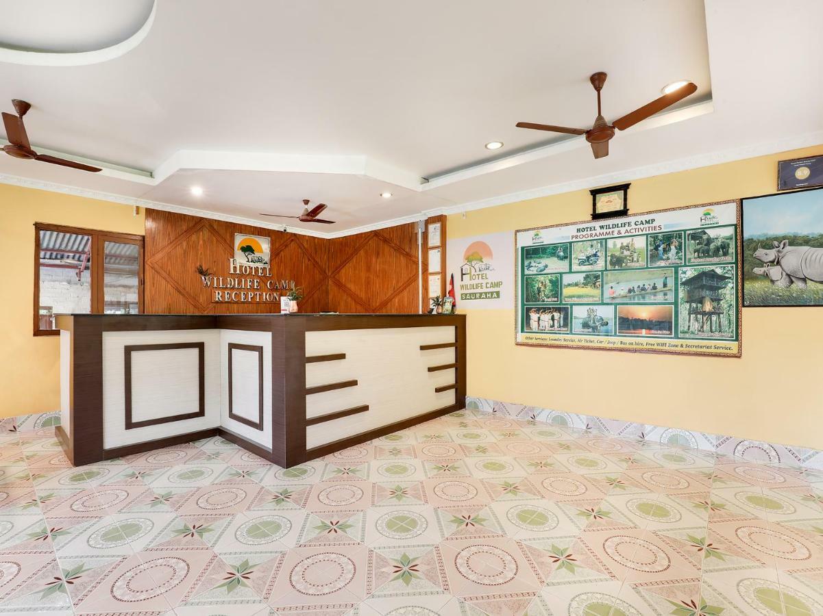 Hotel Wildlife Camp Sauraha Buitenkant foto