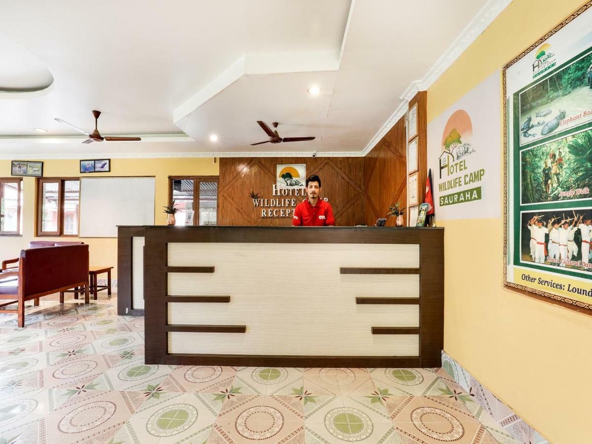 Hotel Wildlife Camp Sauraha Buitenkant foto